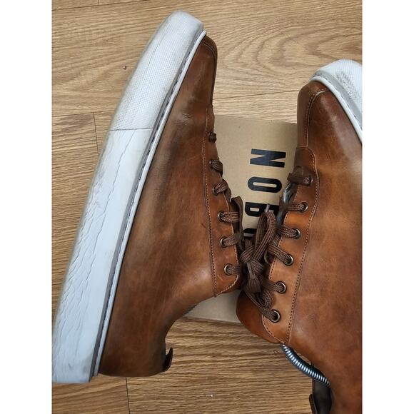 Grenson Tan Brown Leather Lace Up Trainers Men\'s Size US 10 main image 6